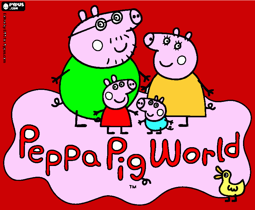 για ζωγραφικήpeppa big world