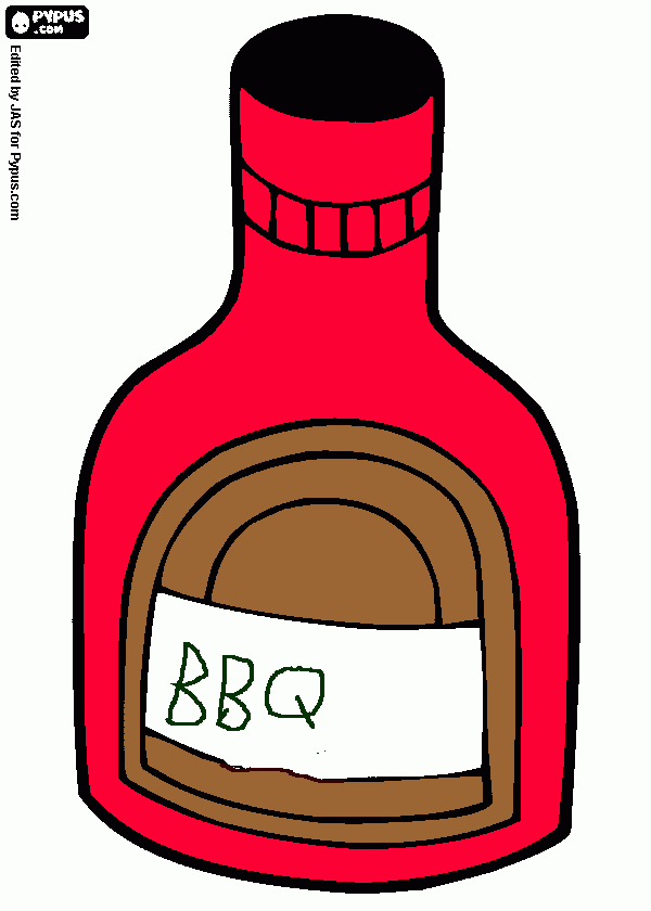 για ζωγραφικήσάλτσα μπάρμπεκιου BBQ Sauce