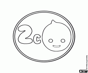 για ζωγραφική 2 λεπτών, ένα κέρμα των Pypus