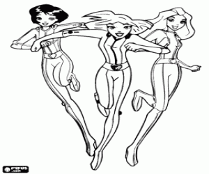 για ζωγραφική Alex, Clover και Sam σε δράση