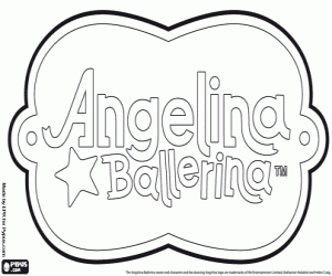 για ζωγραφική Angelina Ballerina λογότυπο