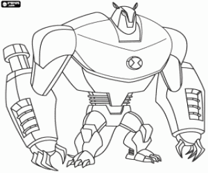 για ζωγραφική Armodrillo, Ben 10 Ultimate Alien