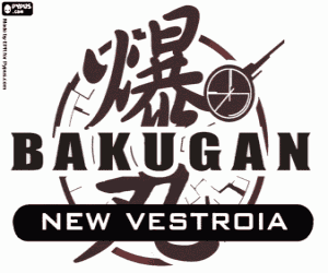για ζωγραφική Bakugan New Vestroia λογότυπο