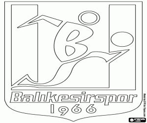 για ζωγραφική Balıkesirspor σήμα
