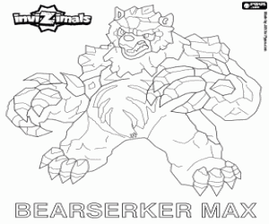 για ζωγραφική Bearserker Max, Invizimals