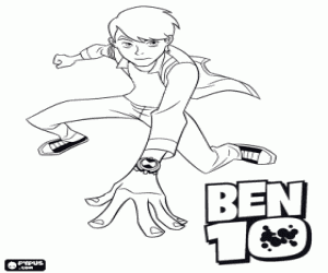 για ζωγραφική Ben Tennyson, πρωταγωνιστής Ben 10