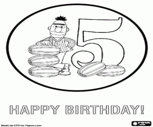 για ζωγραφική Bert και πέντε πεπόνια, για 5 χρόνια