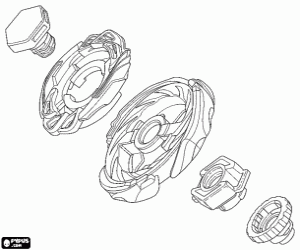 για ζωγραφική Beyblade Metal Fusion