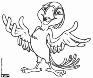 για ζωγραφική Bia, η μικρότερη κόρη του Blu και Jewel