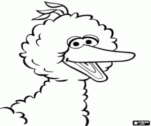για ζωγραφική Big Bird, ο χαρακτήρας του Σουσάμι Άνοιξε