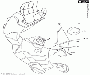 για ζωγραφική Bloox, Ben 10 Omniverse, από τα σημεία