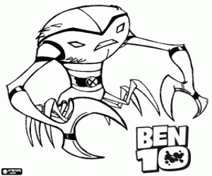 για ζωγραφική Brainstorm, Ben 10 Alien Force