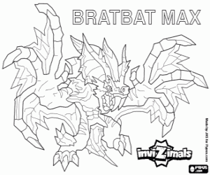 για ζωγραφική Bratbat Max, βαμπίρ Invizimals