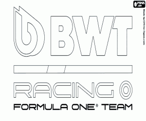 για ζωγραφική BWT Racing Point F1 Team Λογότυπο