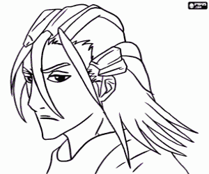 για ζωγραφική Byakuya Kuchiki, χαρακτήρα Bleach