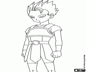για ζωγραφική Cabba, χαρακτήρα του Dragon Ball Super