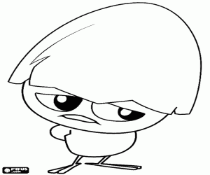 για ζωγραφική Calimero φαίνεται να είναι λυπημένος