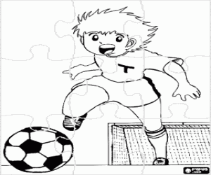 για ζωγραφική Captain Tsubasa Παζλ