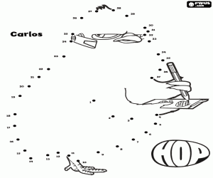για ζωγραφική Carlos την νεοσσός, σημείο προς σημείο