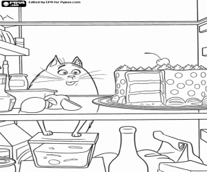 για ζωγραφική Chloe με το ψυγείο που άνοιξε