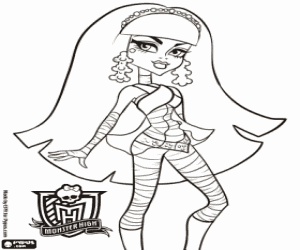 για ζωγραφική Cleo de Nil, Monster High