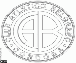 για ζωγραφική Club Atlético Belgrano έμβλημα