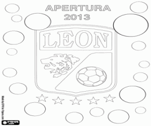 για ζωγραφική Club León, μεξικάνικο πρωταθλητής 2013