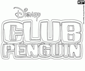 για ζωγραφική Club Penguin λογότυπο
