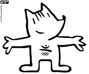 για ζωγραφική Cobi, η μασκότ της Βαρκελώνης του 1992