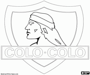 για ζωγραφική Colo-Colo λογότυπο