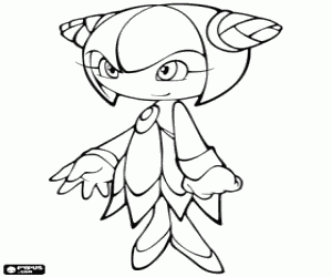 για ζωγραφική Cosmo, ένα Sonic χαρακτήρα