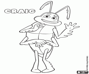 για ζωγραφική Craig, μια αστεία εντόμων