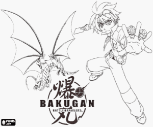 για ζωγραφική Dan και Drago Bakugan του