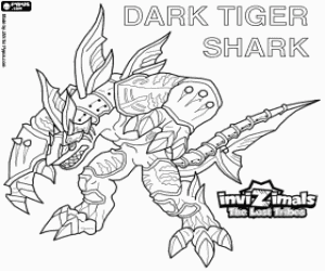 για ζωγραφική Dark Tiger Shark, Invizimals The Lost Tribes
