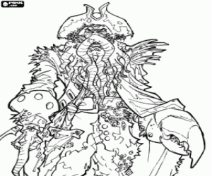 για ζωγραφική Davy Jones, πειρατές της Καραϊβικής