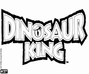 για ζωγραφική Dinosaur King λογότυπο