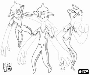 για ζωγραφική Ditto, ένας εξωγήινος Ben 10