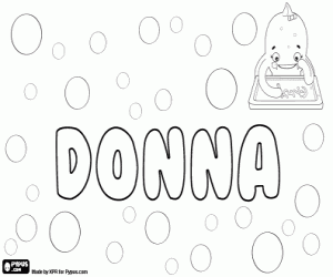 για ζωγραφική Donna, αγγλική ονομασία