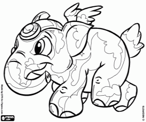 για ζωγραφική Elephante, ο ελέφαντας από Neopets