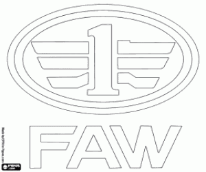 για ζωγραφική FAW Car Company Λογότυπο