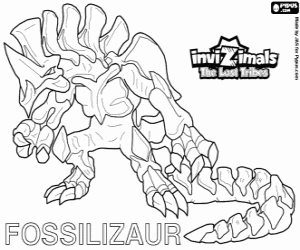 για ζωγραφική Fossilizaur, Invizimals The Lost Tribes
