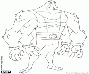 για ζωγραφική Fourarms από Ben 10 Omniverse