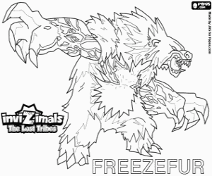 για ζωγραφική Freezefur, Invizimals The Lost Tribes
