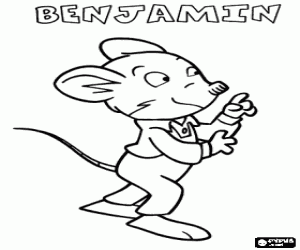 για ζωγραφική Geronimo Stilton ανιψιό του Benjamin