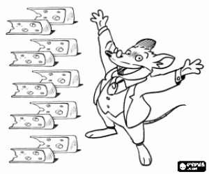 για ζωγραφική Geronimo Stilton και τυριά