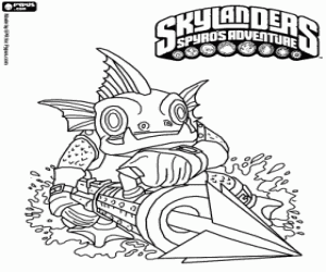 για ζωγραφική Gill Grunt, ένα νερό Skylander