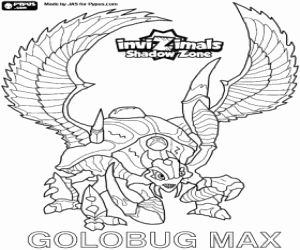 για ζωγραφική Goldbug Max, Invizimals Shadow Zone