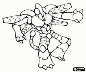 για ζωγραφική Gormiti δράκος, η θανατηφόρος