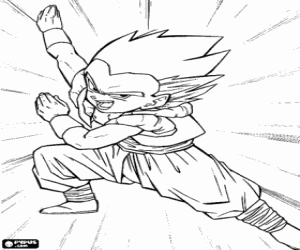 για ζωγραφική Gotenks, Dragon Ball χαρακτήρα