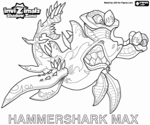 για ζωγραφική Hammershark Max, Invizimals Shadow Zone